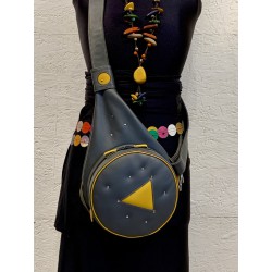 Sac P&P's Gris, Triangle Jaune