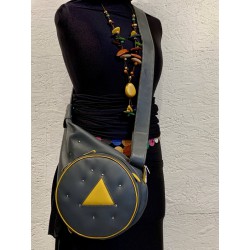 Sac P&P's Gris, Triangle Jaune