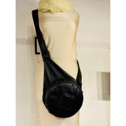 Sac P&P's Noir, motif Croco