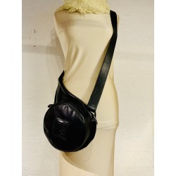 Sac P&P's Noir, motif Croco