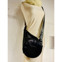 Sac P&P's Noir, motif Croco